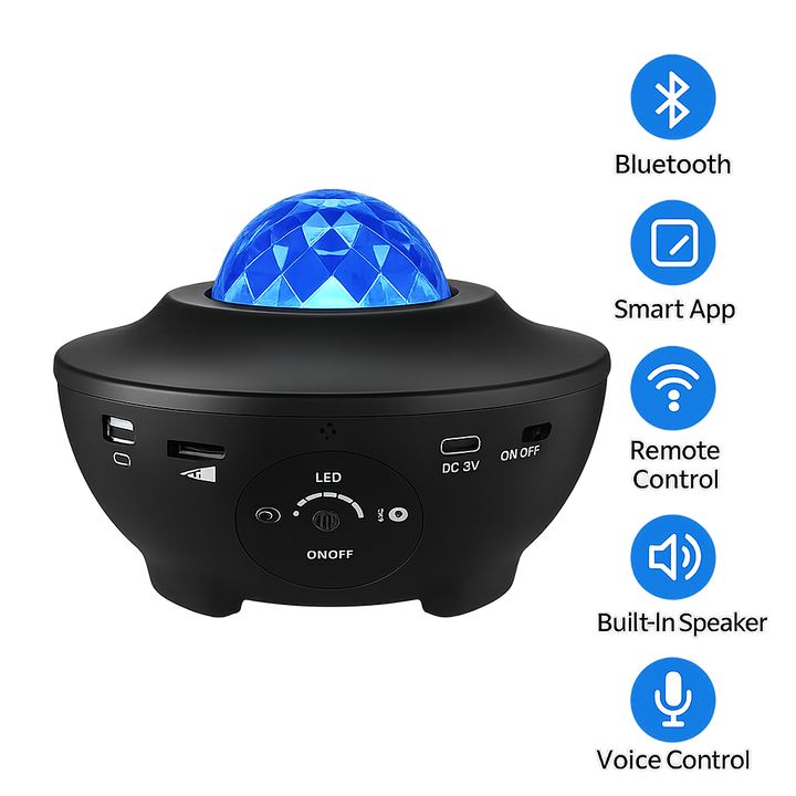 Galaxy Ocean Light Projector – بروجكتر ضوء المجرة والمحيط